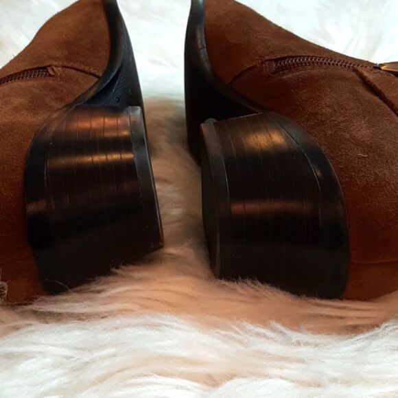 SAM ELDERMAN suede ankle boots zip 8 M‎ - Picture 8 of 11